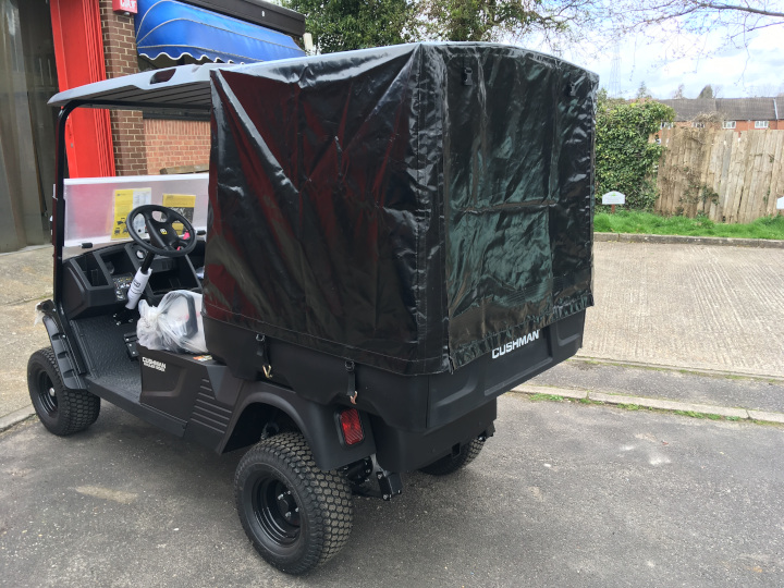 Cushman Hauler cargo bed covers UK sales